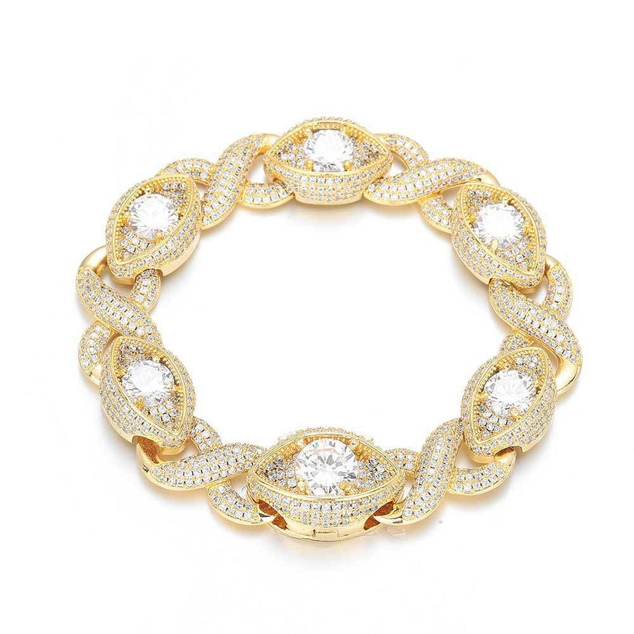 Diamond Eyed Infinity Bracelet
