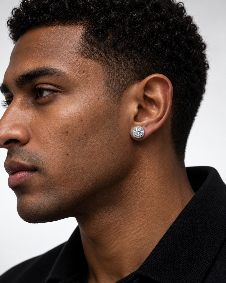ICED Round Stud — studio styling