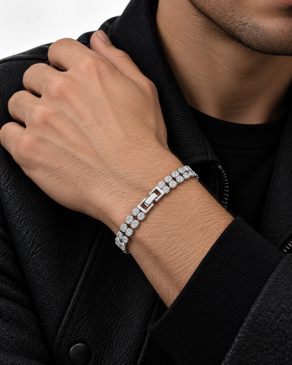 Double Rowed Tennis Bracelet — studio styling