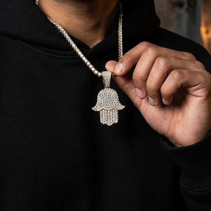 ICED Ghost Pendant