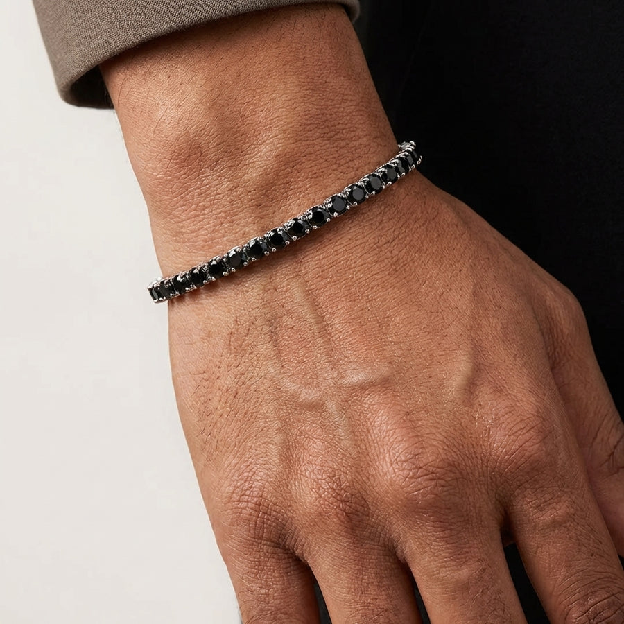 Tennis Bracelet (Black)