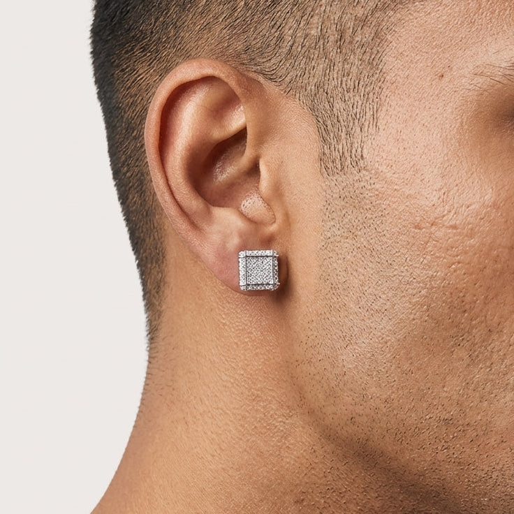 ICED Flat Squared Stud