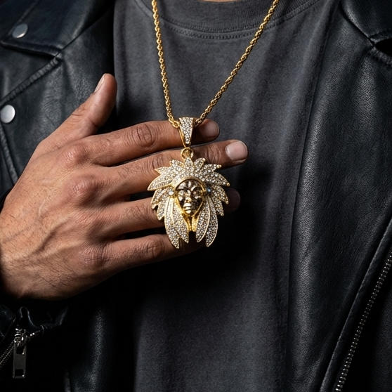 ICED Tribal Pendant